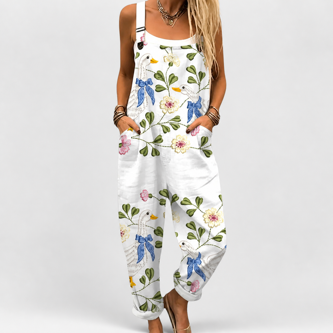 Comfortable Printed Jumpsuit