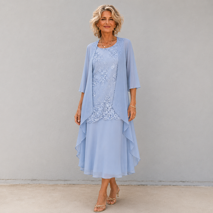 Lumi™ Chiffon Two-Piece Dress