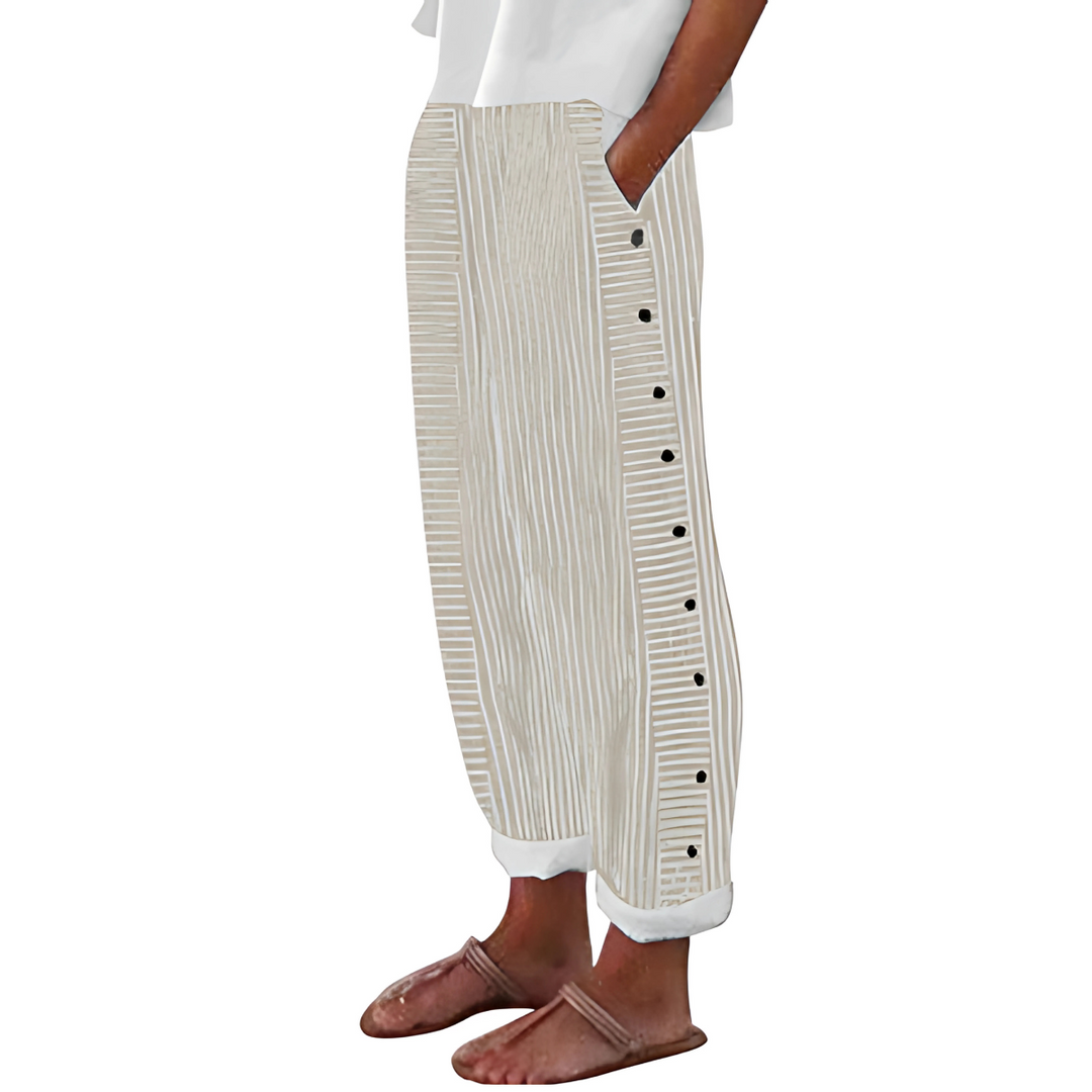 Dagny | Stylish Spring Striped Pants
