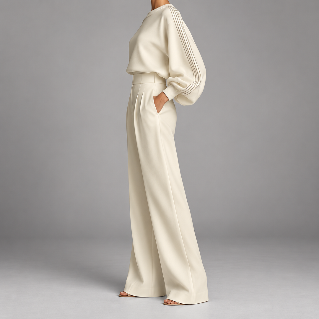 Elowyn™ | Relaxed Wide-Leg Two-Piece Set