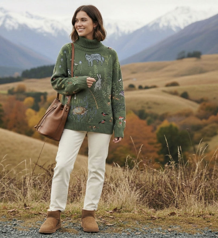 Aimelie | Elegant Turtleneck Jumper