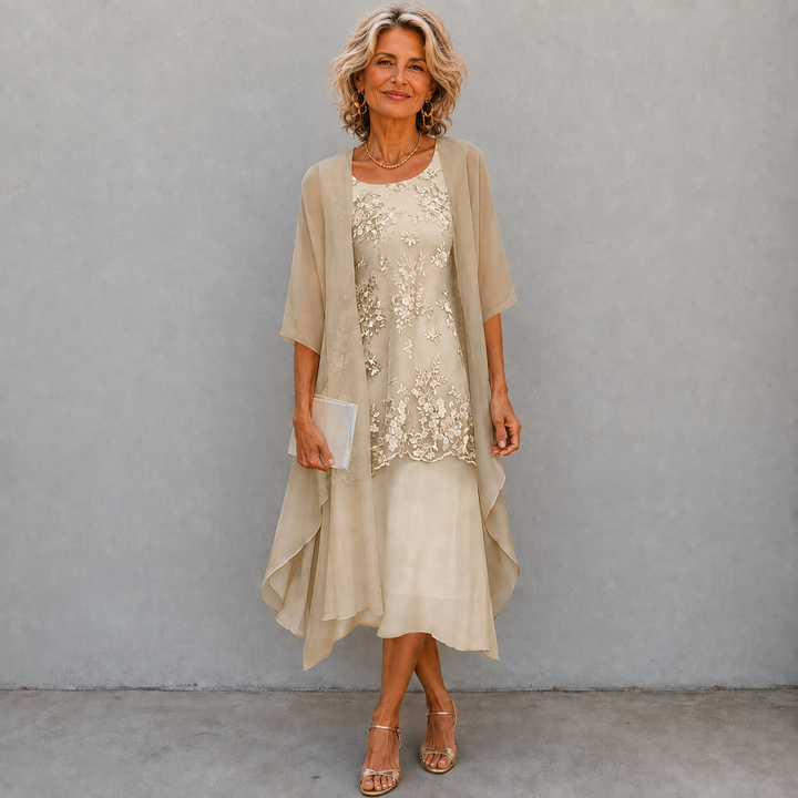Lumi™ Chiffon Two-Piece Dress