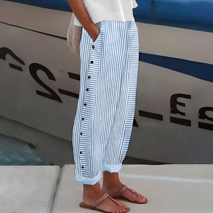 Dagny | Stylish Spring Striped Pants