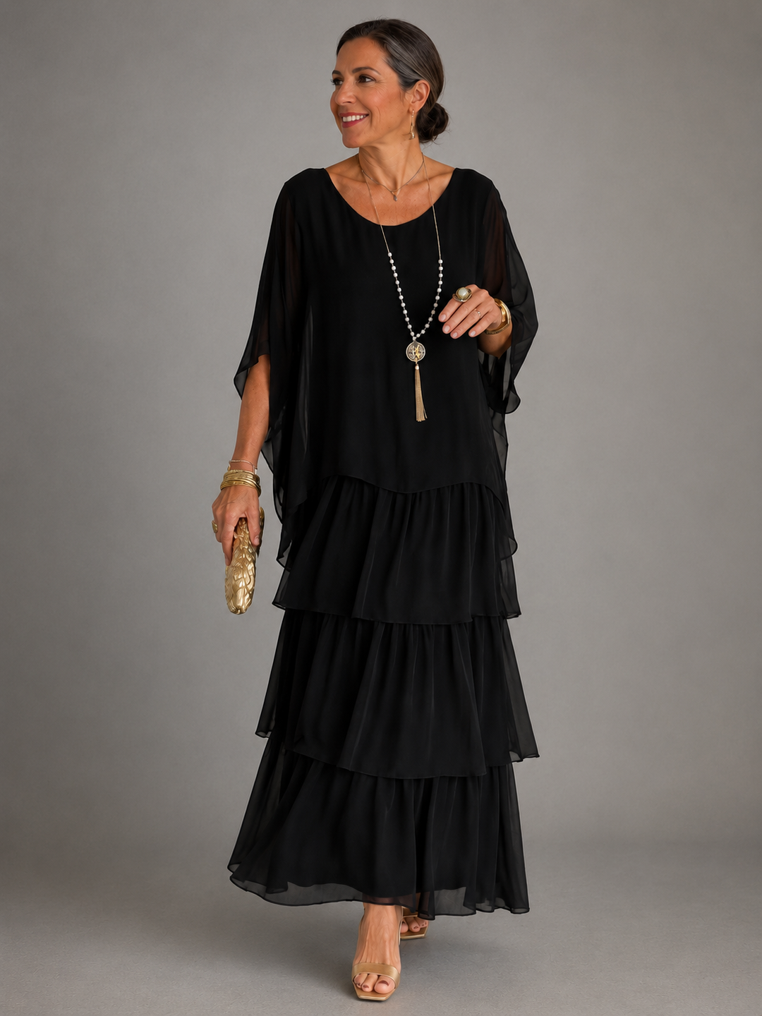 Vanessa™ Elegant Flowing Maxi Dress