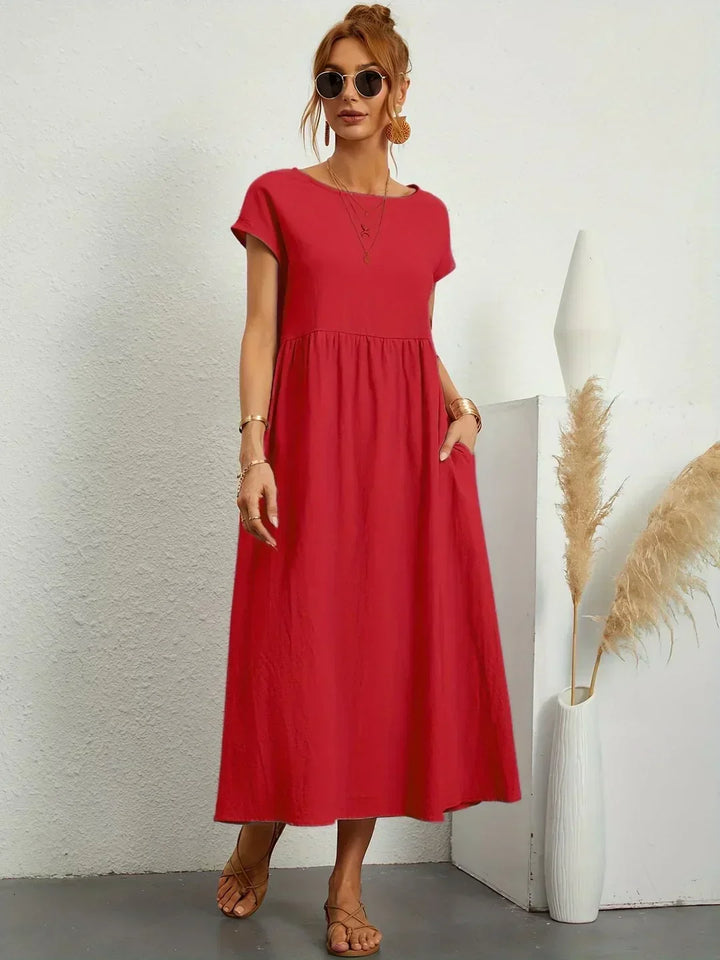 Gabrielle Flowing Midi Dress - image 8