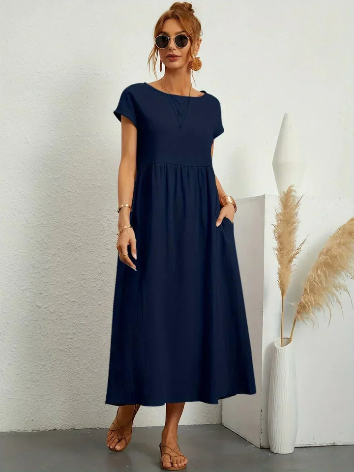 Gabrielle Flowing Midi Dress - image 1