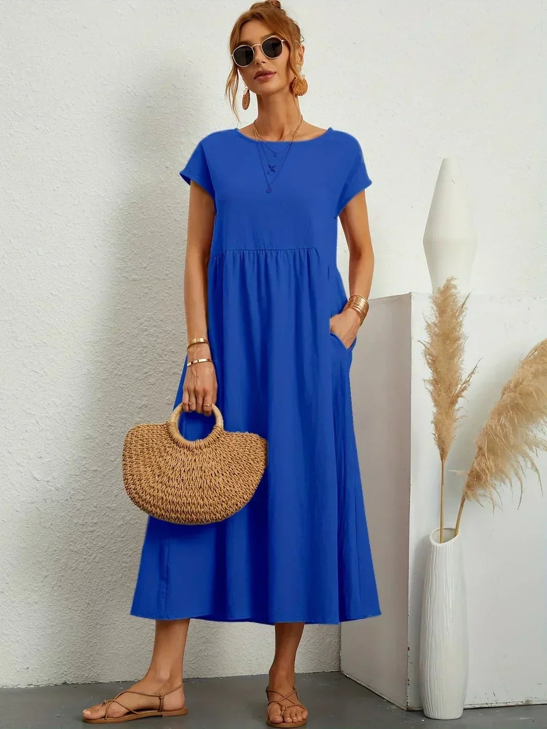 Gabrielle Flowing Midi Dress - image 20
