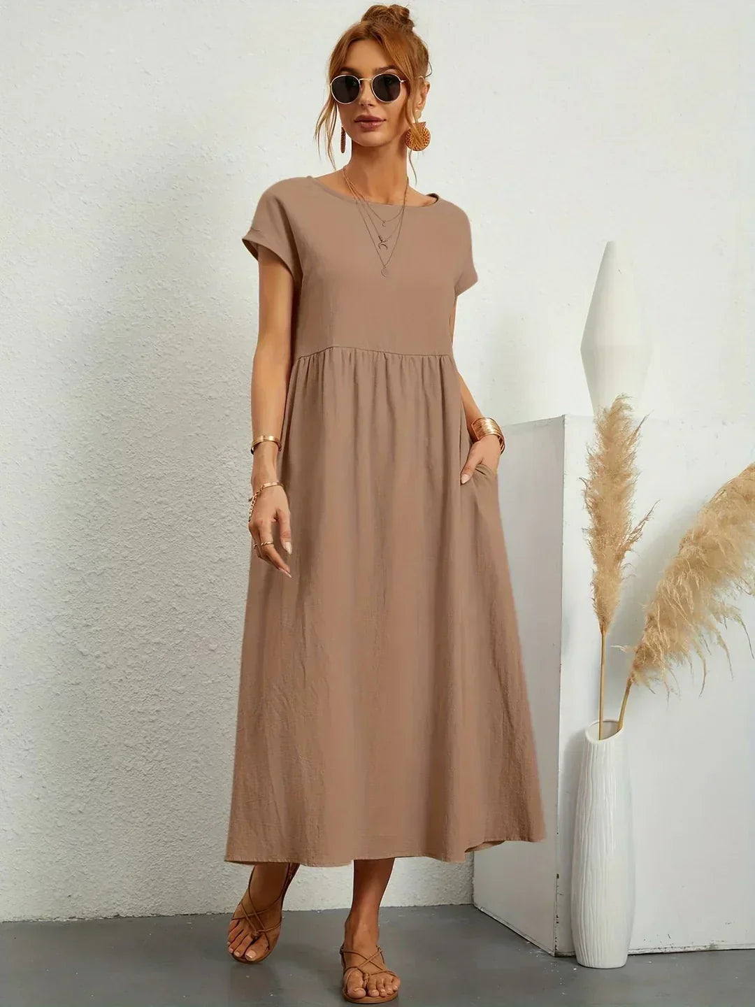 Gabrielle Flowing Midi Dress - image 22