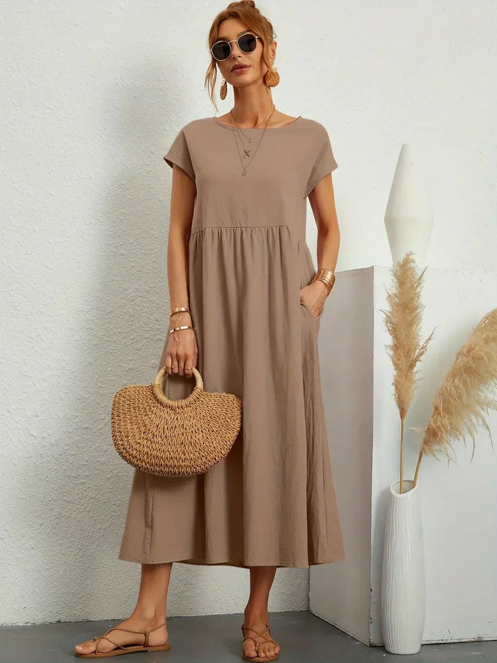 Gabrielle Flowing Midi Dress - image 7