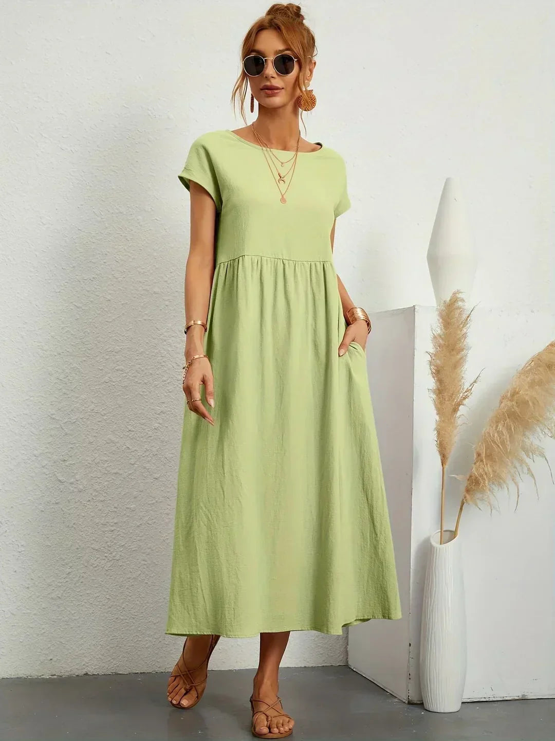 Gabrielle Flowing Midi Dress - image 18