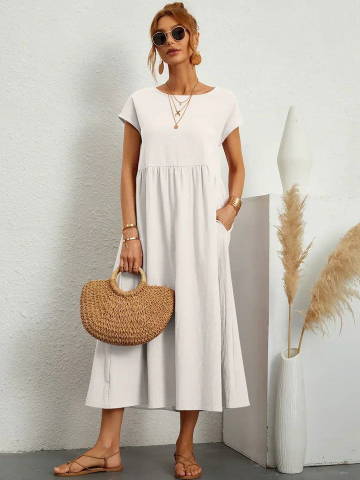 Gabrielle Flowing Midi Dress - image 2