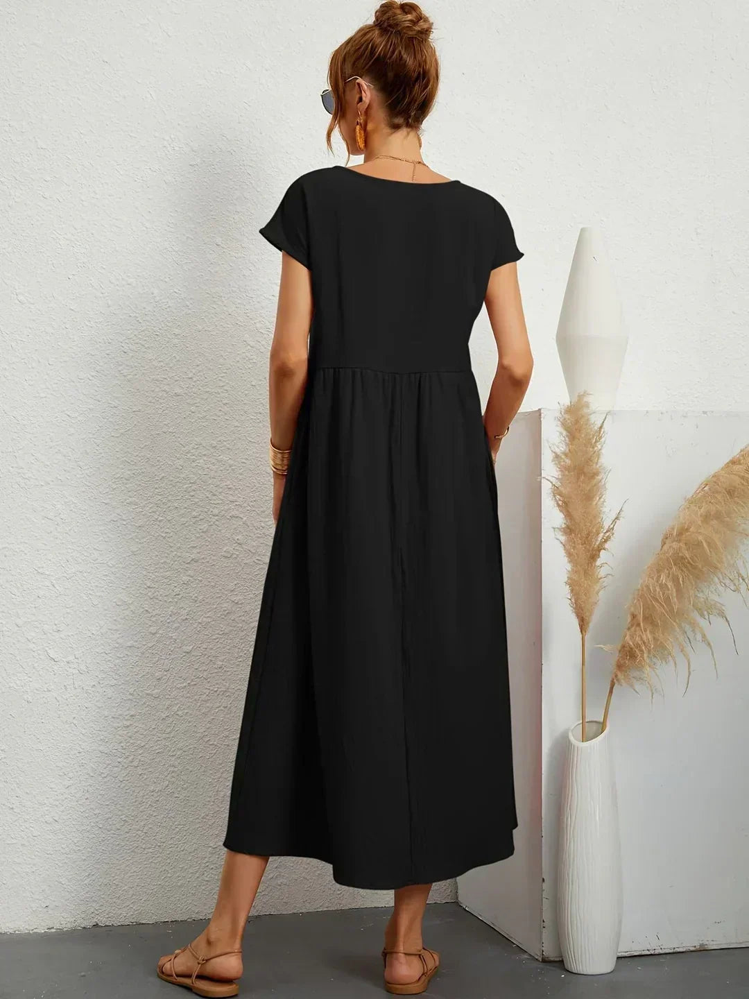 Gabrielle Flowing Midi Dress - image 17