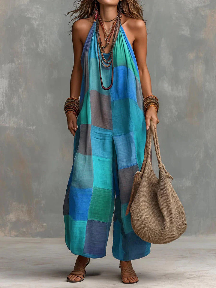 Boho Patchwork Jumpsuit – Fresh, Free-Spirited and Artistic