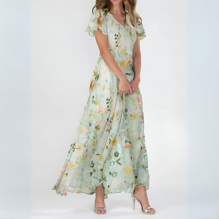 Audrey Flowing Tummy-Skimming Dress - image 2