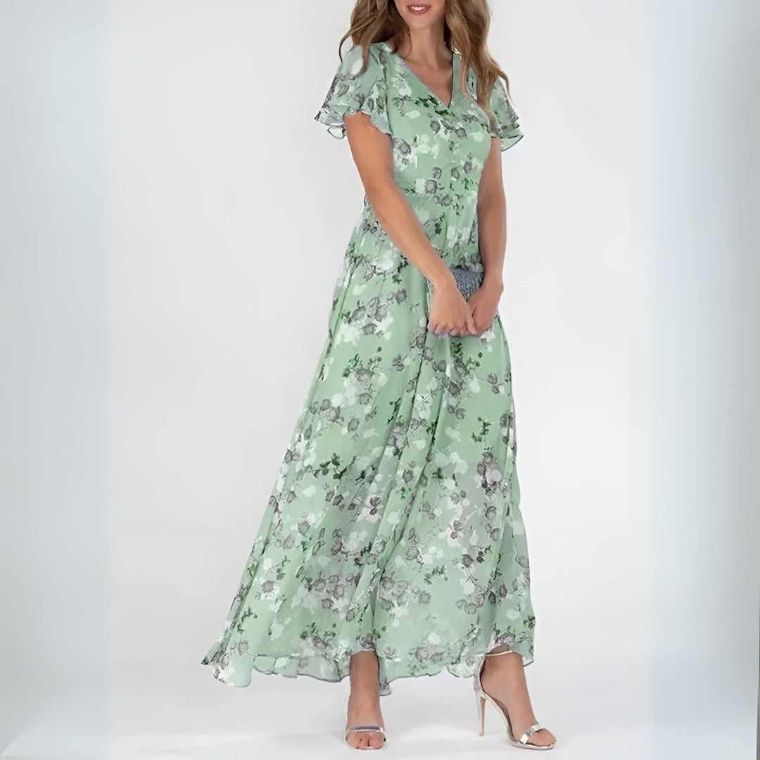 Audrey Flowing Tummy-Skimming Dress - image 4