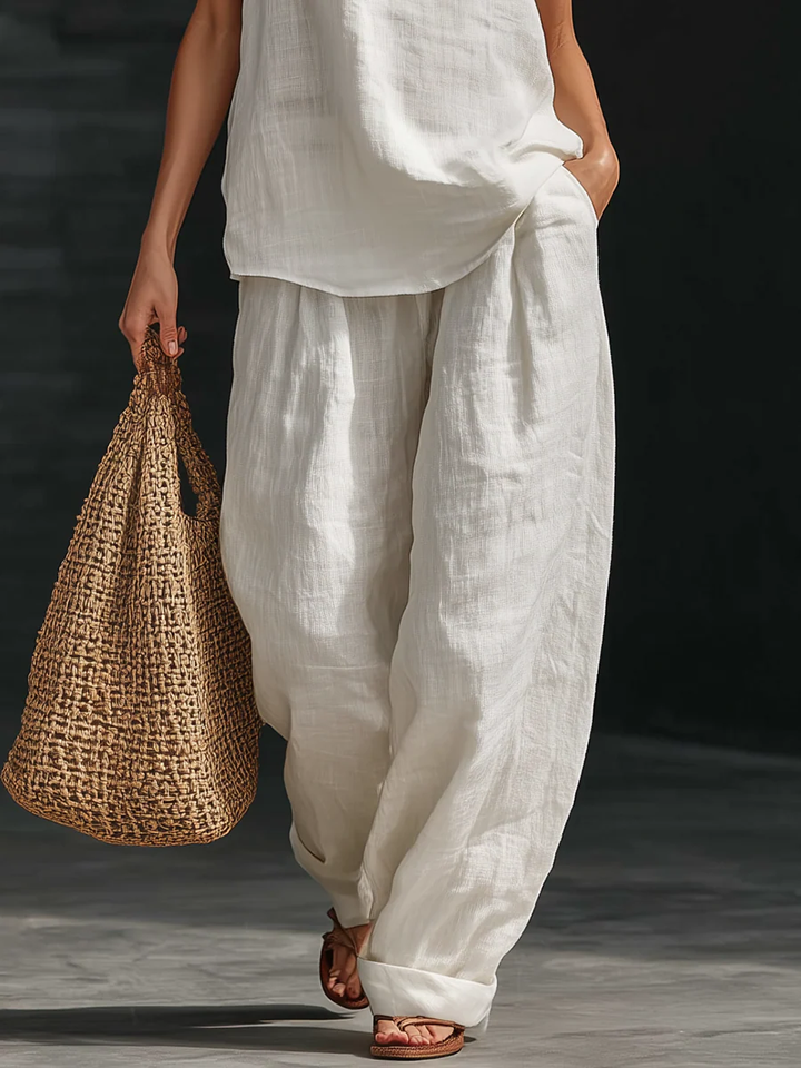 Zoe | Sleeveless Top and Wide Pants