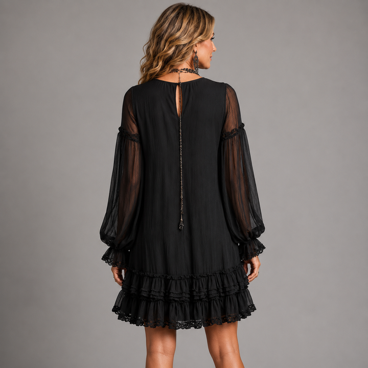 Oriella | Elegant Ruffle Mini Dress