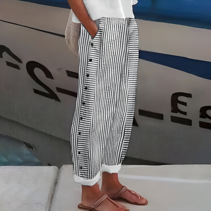 Dagny | Stylish Spring Striped Pants