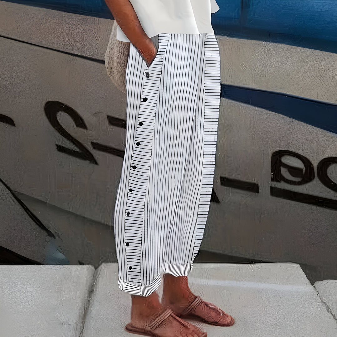 Dagny | Stylish Spring Striped Pants