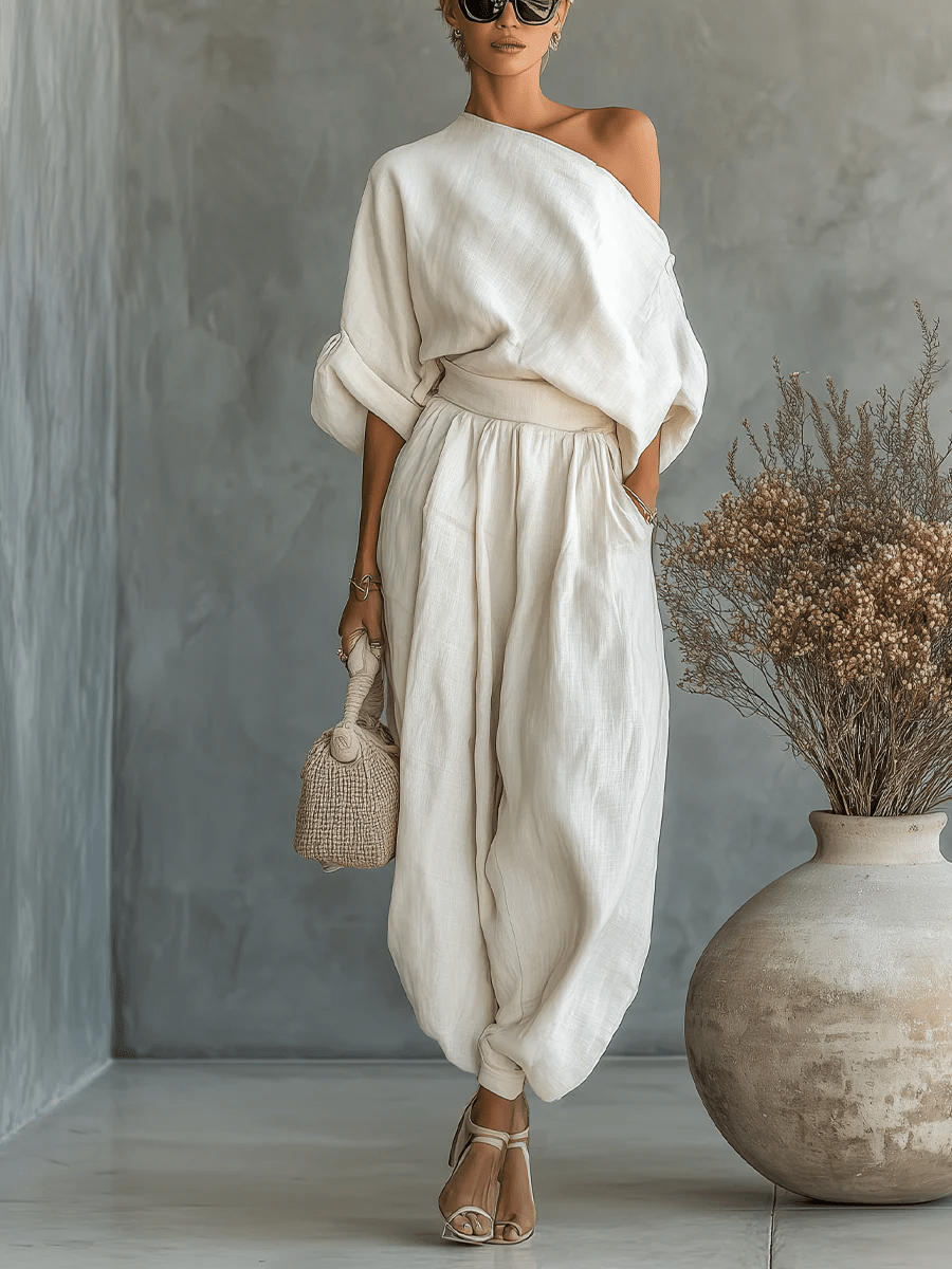 Mila™ || Off-the-Shoulder Two-Piece Set