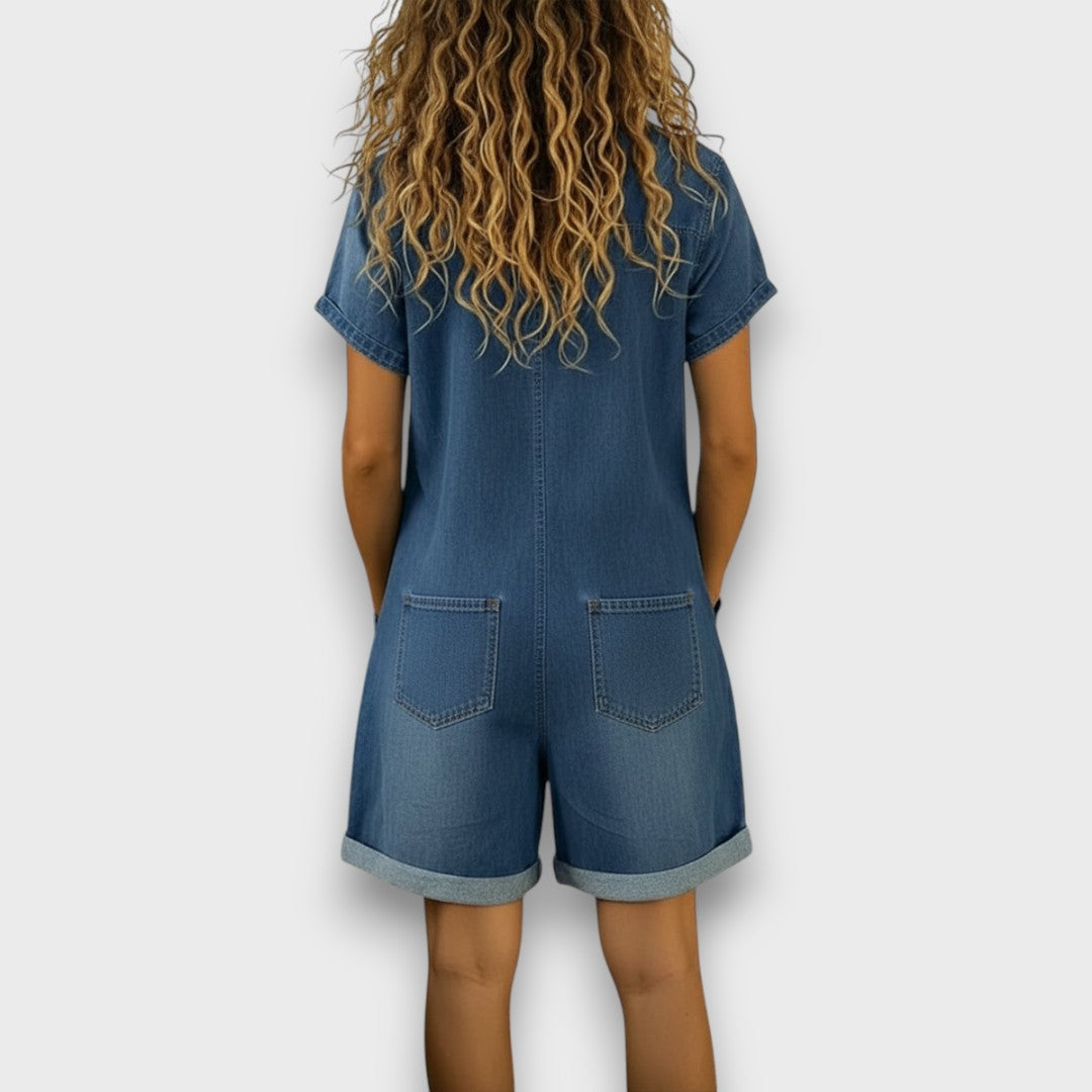 Joan | Vintage Denim-Look Shorts