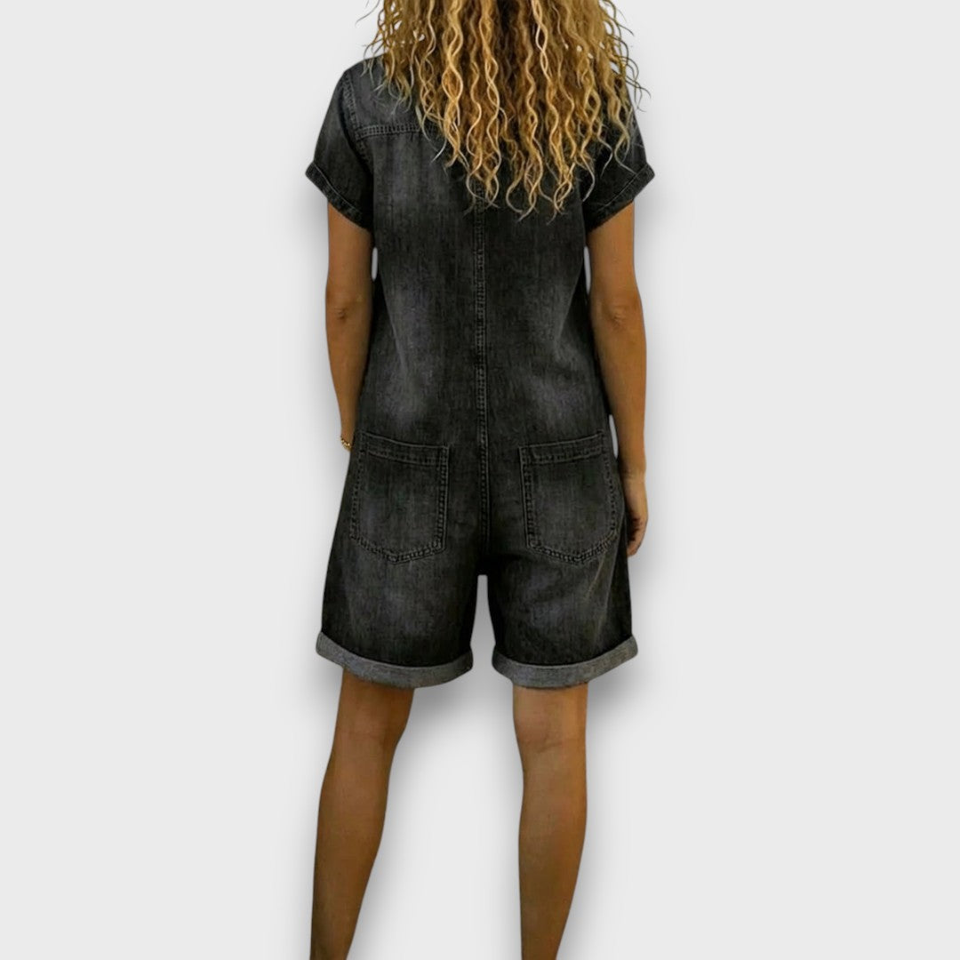 Joan | Vintage Denim-Look Shorts