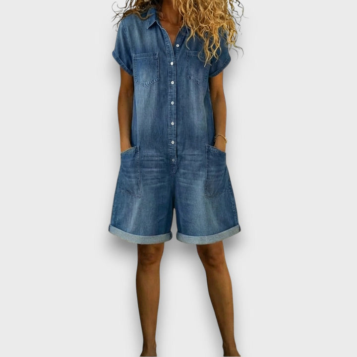 Joan | Vintage Denim-Look Shorts